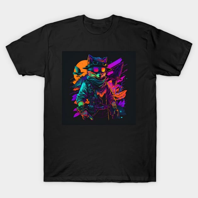 The Coolest Fox in Town T-Shirt by Raja2021